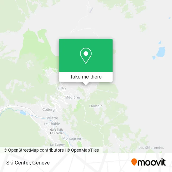 Ski Center map