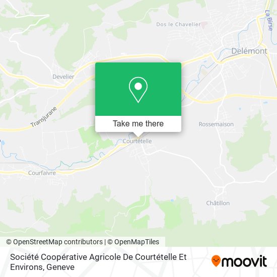 Société Coopérative Agricole De Courtételle Et Environs map