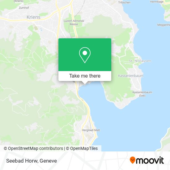 Seebad Horw map