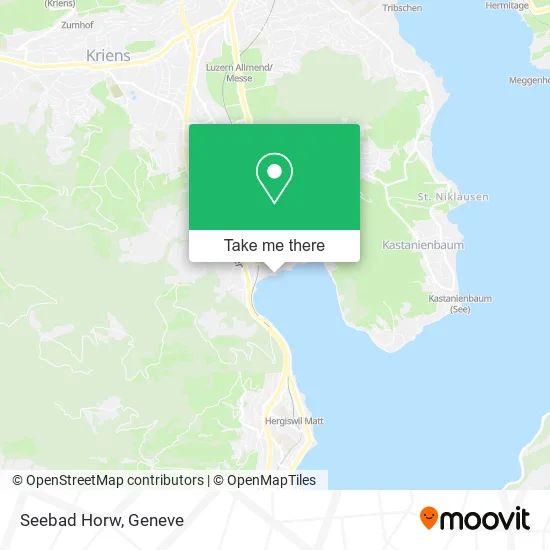 Seebad Horw map