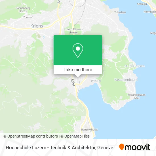 Hochschule Luzern - Technik & Architektur map