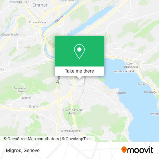 Migros map