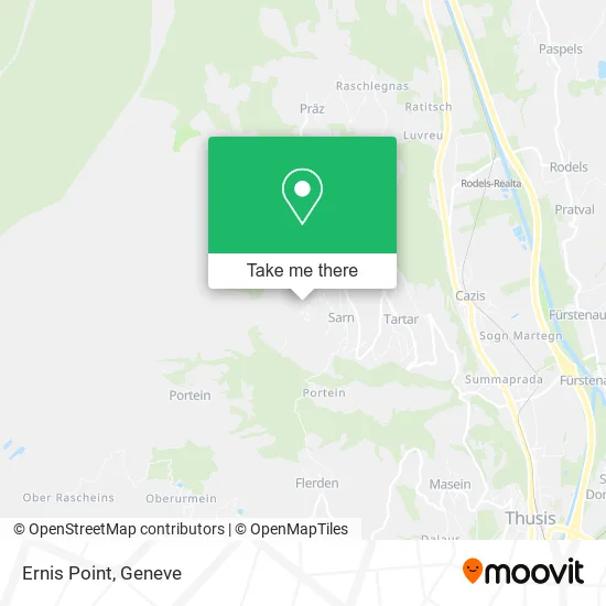 Ernis Point map