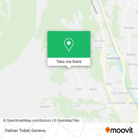 Daliner Tobel map