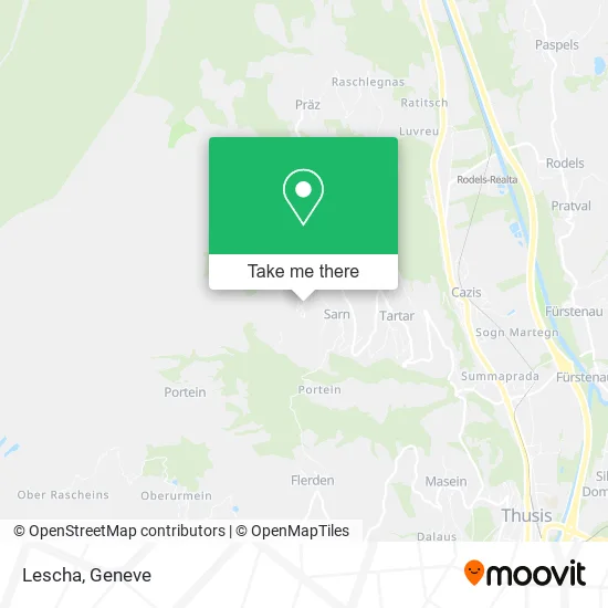 Lescha map