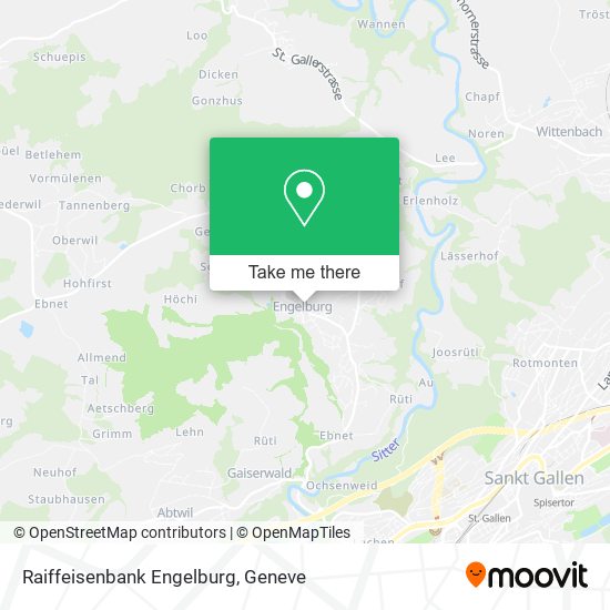 Raiffeisenbank Engelburg map