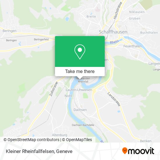 Kleiner Rheinfallfelsen map