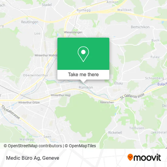 Medic Büro Ag map