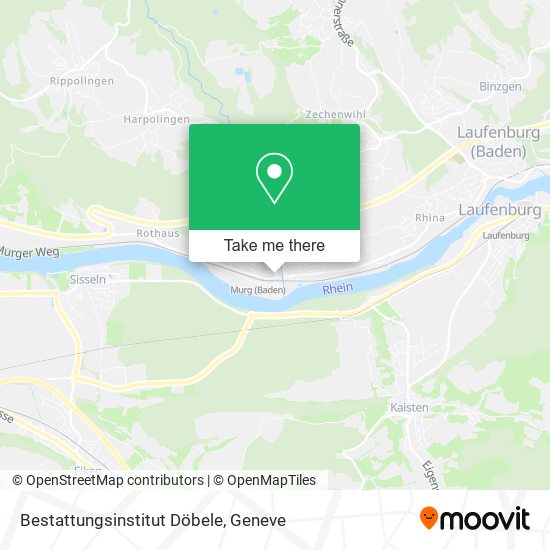 Bestattungsinstitut Döbele map