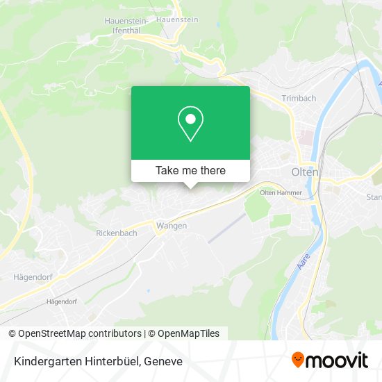 Kindergarten Hinterbüel map