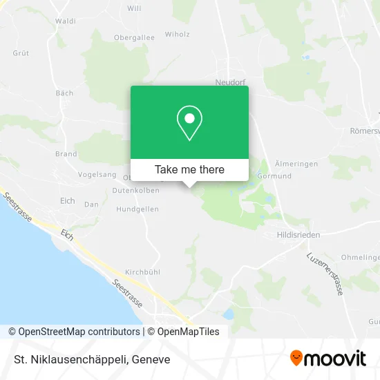 St. Niklausenchäppeli map