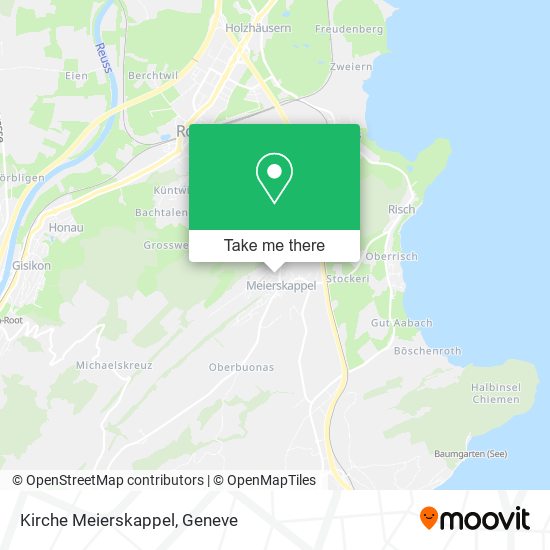 Kirche Meierskappel map