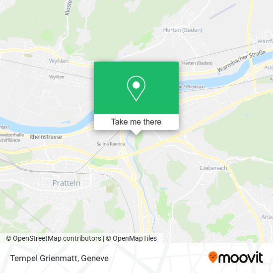 Tempel Grienmatt map