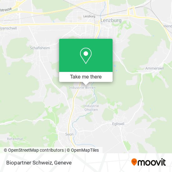 Biopartner Schweiz map