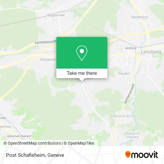 Post Schafisheim map