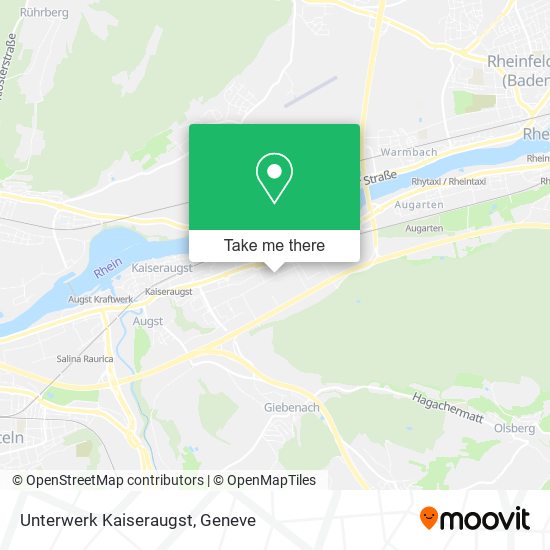 Unterwerk Kaiseraugst map
