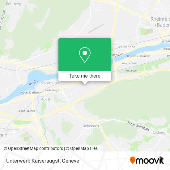 Unterwerk Kaiseraugst map