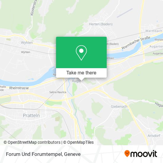 Forum Und Forumtempel map