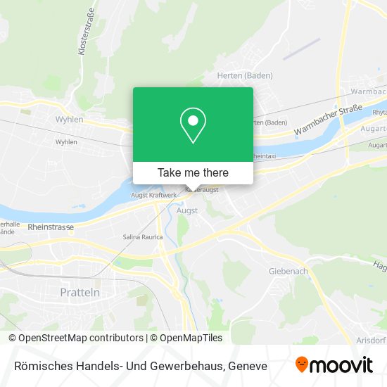 Römisches Handels- Und Gewerbehaus map