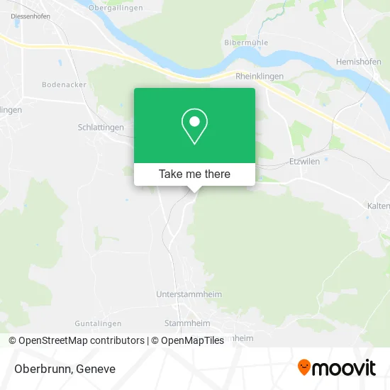 Oberbrunn map