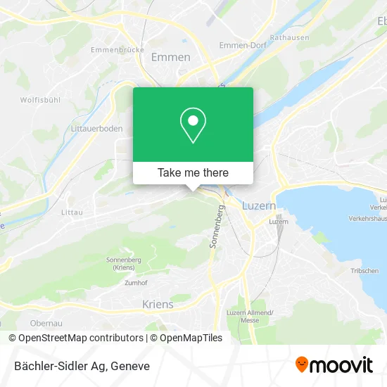 Bächler-Sidler Ag map