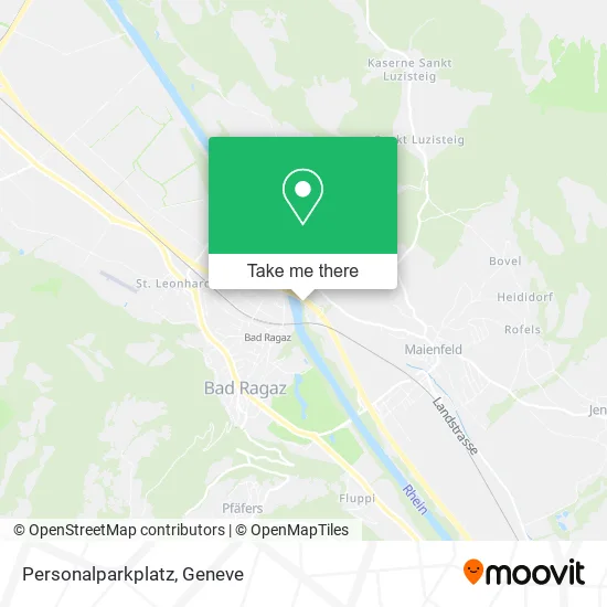 Personalparkplatz map