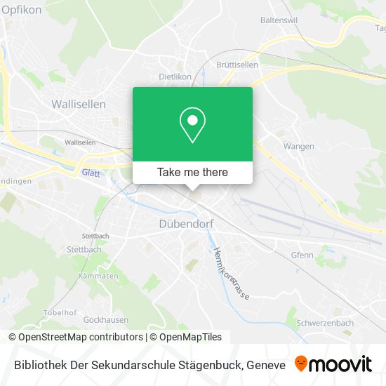Bibliothek Der Sekundarschule Stägenbuck map