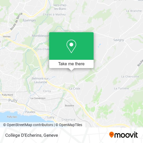 Collège D'Echerins map