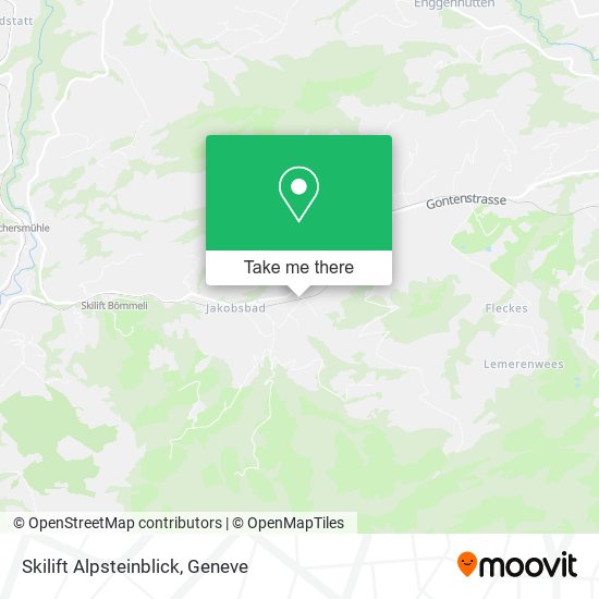 Skilift Alpsteinblick map
