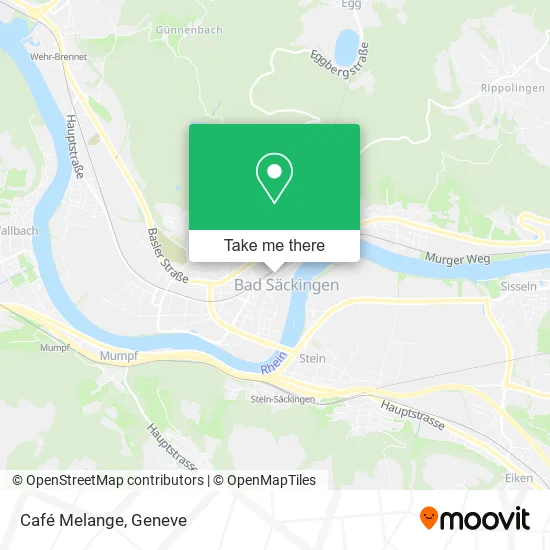 Café Melange map