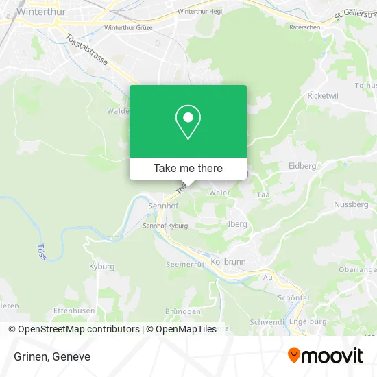 Grinen map