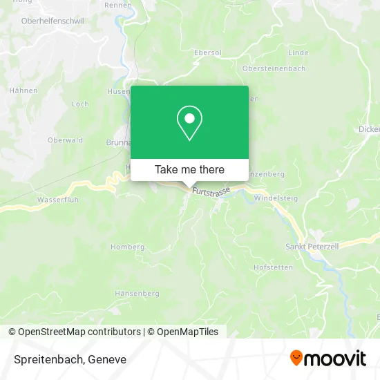 Spreitenbach map
