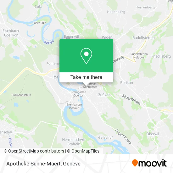 Apotheke Sunne-Maert map