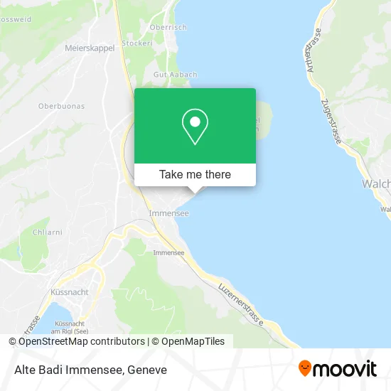 Alte Badi Immensee map