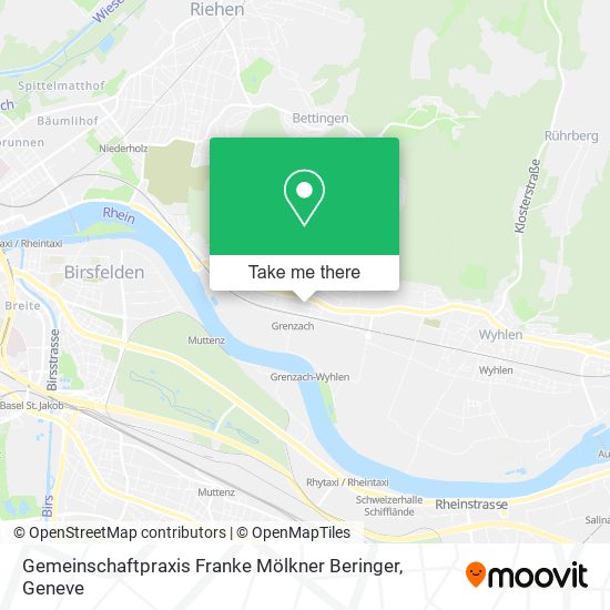 Gemeinschaftpraxis Franke Mölkner Beringer map