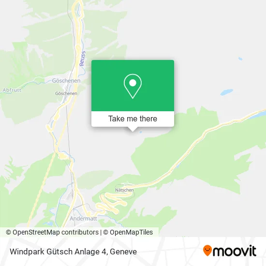 Windpark Gütsch Anlage 4 map