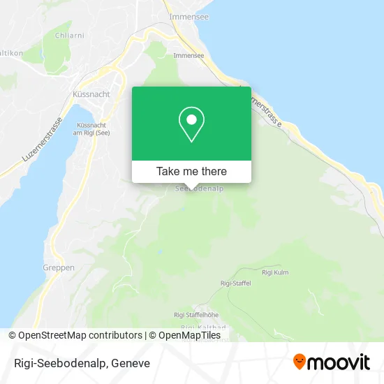 Rigi-Seebodenalp map