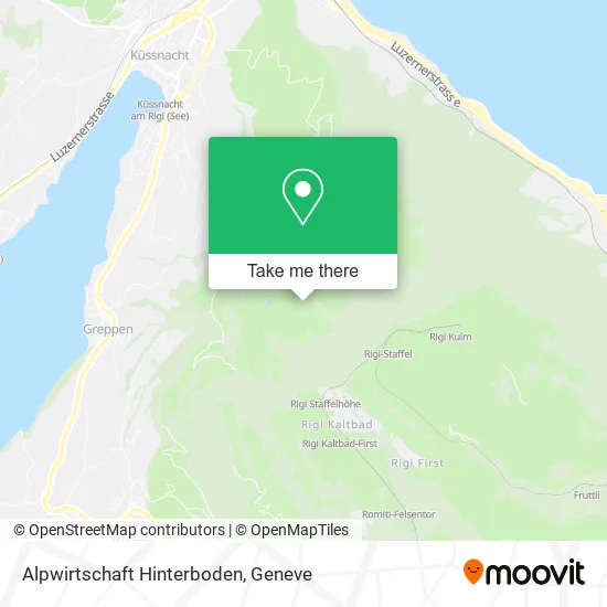 Alpwirtschaft Hinterboden map