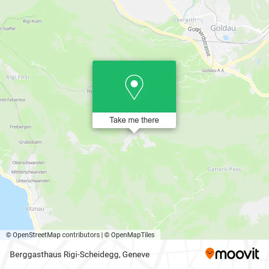 Berggasthaus Rigi-Scheidegg map