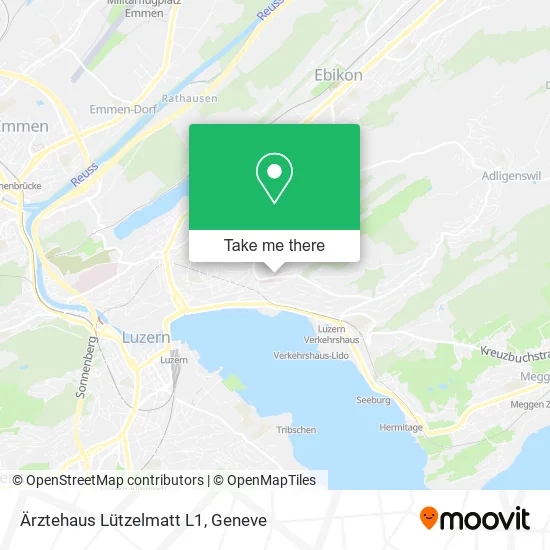 Ärztehaus Lützelmatt L1 map