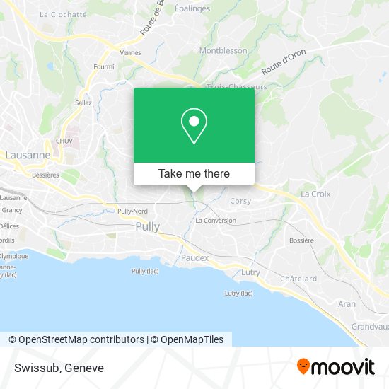 Swissub map