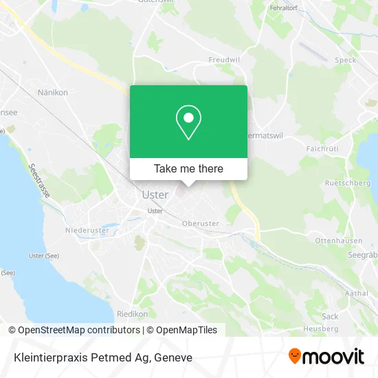 Kleintierpraxis Petmed Ag map