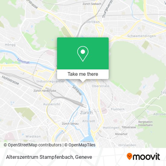 Alterszentrum Stampfenbach map