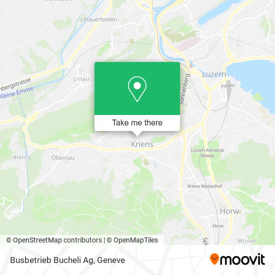 Busbetrieb Bucheli Ag map