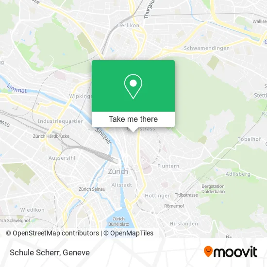 Schule Scherr map