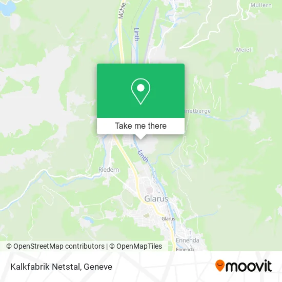 Kalkfabrik Netstal plan