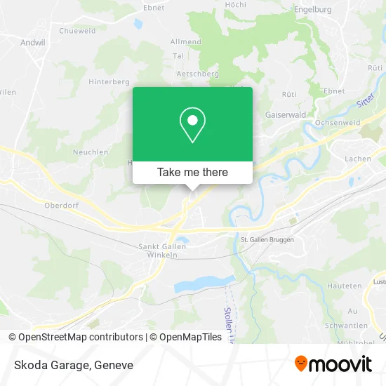 Skoda Garage map