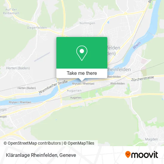 Kläranlage Rheinfelden map