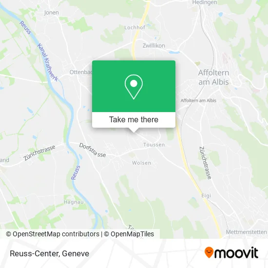 Reuss-Center map