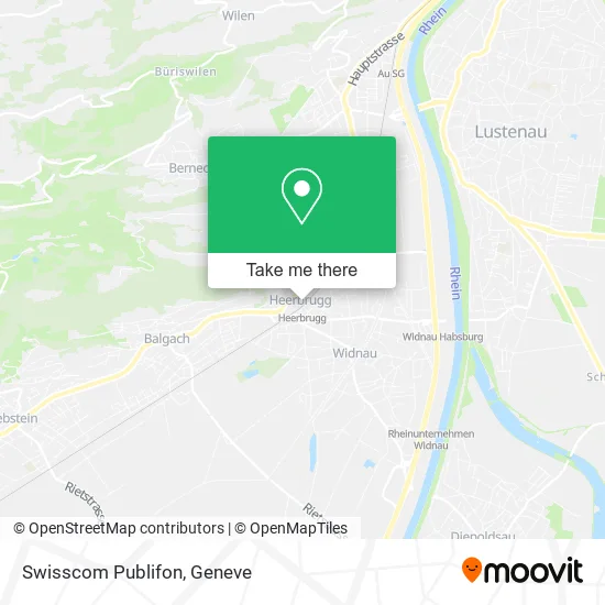 Swisscom Publifon map